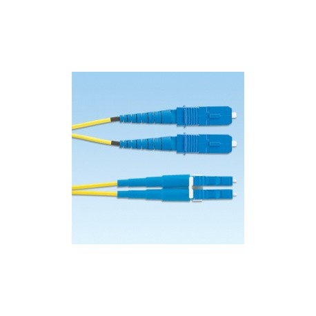 Panduit Cable Fibra Óptica OS2 de 2 Fibras SC Macho - LC Macho, 9/125, 2 Metros, Amarillo