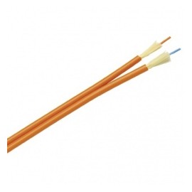 Panduit Cable de Interconexión de 2 Fibras OM2, 50/125µm, Multimodo, Riser, 30cm, Naranja