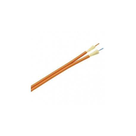 Panduit Cable de Interconexión de 2 Fibras OM2, 50/125µm, Multimodo, Riser, 30cm, Naranja