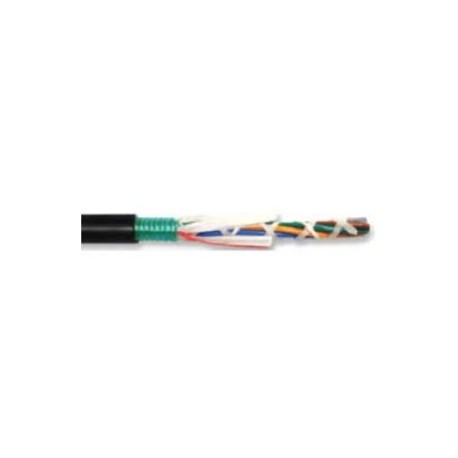 Superior Essex Cable Fibra Óptica Exterior Tubo Holgado Armada, 12 Hilos, Monomodo