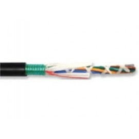 Superior Essex Cable Fibra Óptica Exterior Tubo Holgado Armada, 6 Hilos, Multimodo