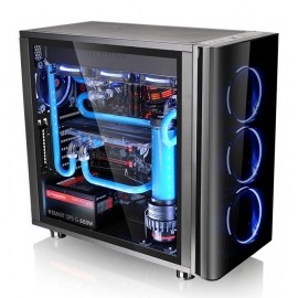 Gabinete Thermaltake View 31 TG con Ventana LED Azul, Midi-Tower, ATX