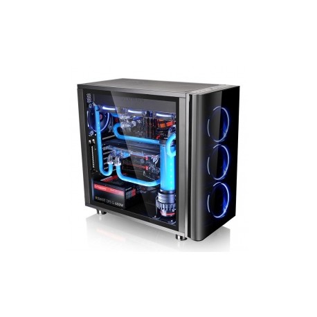 Gabinete Thermaltake View 31 TG con Ventana LED Azul, Midi-Tower, ATX