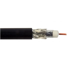 Belden Bobina de Cable Coaxial RG-58A/U, 300 Metros, Negro