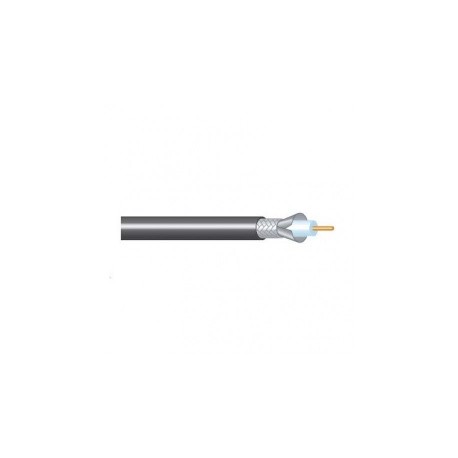 Condumex Bobina de Cable Coaxial, 300 Metros, Negro