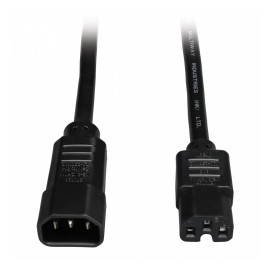 Tripp Lite Cable de Poder C14 Coupler Macho - C15 Coupler Hembra, 1.8 Metros, Negro