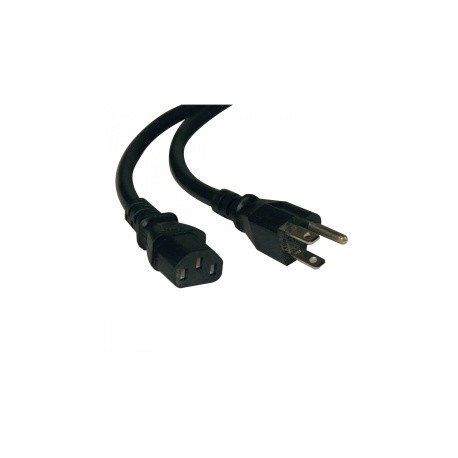 Tripp Lite Cable de Poder NEMA 5-15P Macho - C13 Coupler Hembra, 91cm, Negro