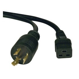 Tripp Lite Cable de Poder C19 Coupler - NEMA L6-20P, 4.3 Metros, Negro