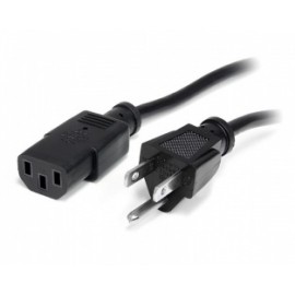 StarTech.com Cable de Poder NEMA 5-15P - C13 Coupler, 7.6 Metros, Negro