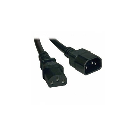 Tripp Lite Cable de Poder 18AWG, C13 coupler Macho - C14 coupler Hembra, 3 Metros