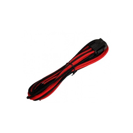 Aerocool Cable de Poder 8-pin CPU Macho - 8-pin CPU Hembra, 45cm, Rojo