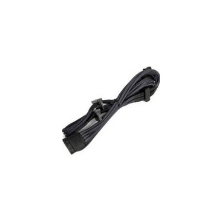 Aerocool Cable de Poder Molex (4-pin) Macho - SATA Hembra, 80cm, Negro