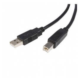 StarTech.com Cable para Impresora, USB 2.0 A Macho - USB 2.0 B Macho, 3 Metros, Negro