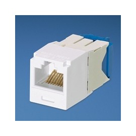 Panduit Jack Cat6a, RJ-45, Blanco