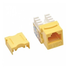 Tripp Lite Jack Cat6 Tipo Keystone Punch Down 110, RJ45, Amarillo