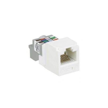 Panduit Jack de Red Mini-Com TP Categoría 6 UTP de 8 Posiciones, RJ-45, Blanco