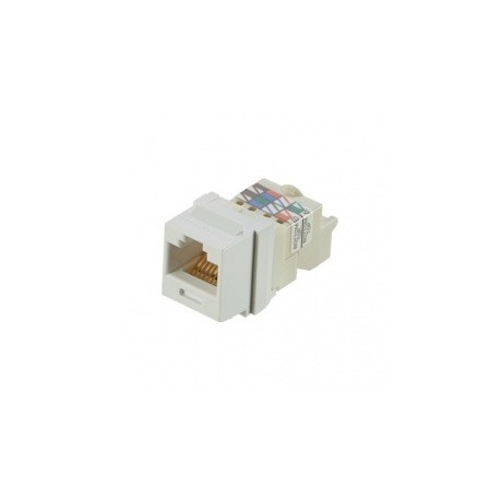 Panduit Jack de Red Cat6, RJ-45, Blanco