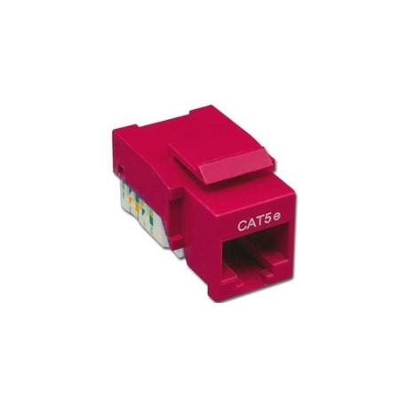 Nitrotel Jack de Red Cat5e RJ-45, Rojo