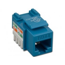 Nitrotel Jack de Red Cat6 RJ-45, Azul