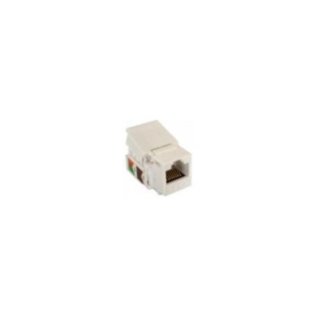 Enson Jack de Red Cat6a, RJ-45, Blanco