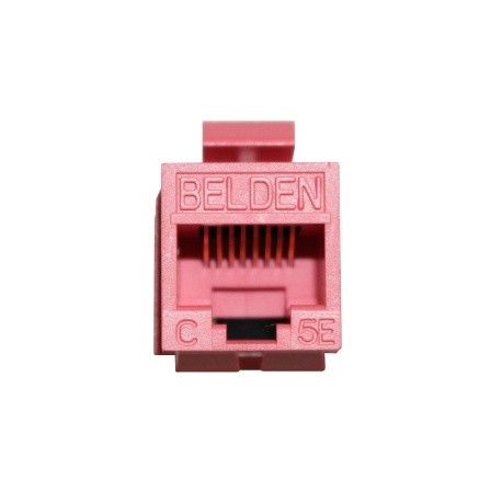 Belden Jack de Red Cat5e, RJ-45, Rojo