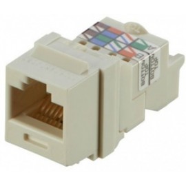 Panduit Jack Cat6e, RJ-45, Blanco