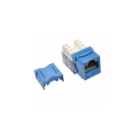 Tripp Lite Jack Enchufe Keystone Punch Down 110 Cat6/Cat5e, Azul, 25 Piezas