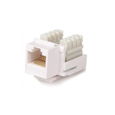 StarTech.com Jack Categoría 5e Tipo Keystone, RJ-45 Hembra, Blanco - Tipo 110