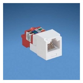 Panduit Jack de Red Cat5e, RJ-45, Blanco