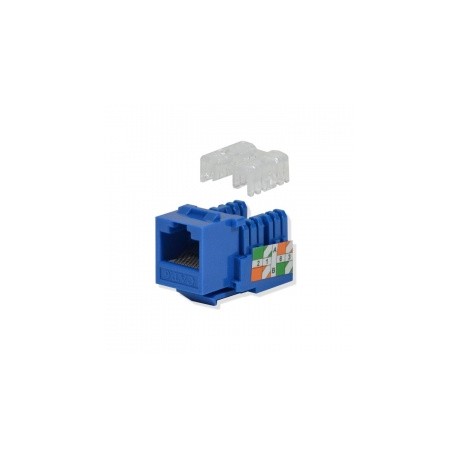 Logico Jack de Red Cat6, RJ-45, Azul