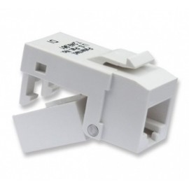 Platinum Tools Jack de Red Cat6, RJ-45, EZ-SnapJack, Blanco