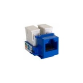 Enson Jack de Red Cat5e, RJ-45, Azul