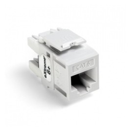 Leviton Jack de Red Modular RJ-45, Blanco