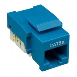 Nitrotel Jack de Red Cat5e RJ-45, Azul