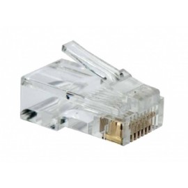 Vorago Conector RJ-45, Transparente, 100 Piezas