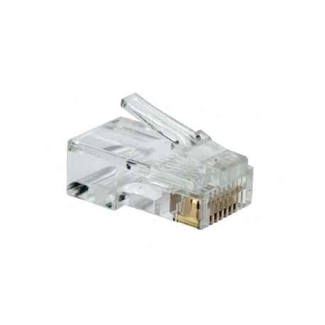 Vorago Conector RJ-45, Transparente, 100 Piezas