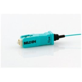 Belden Conector Fibra Óptica SC, Multimodo, OM3, Aqua