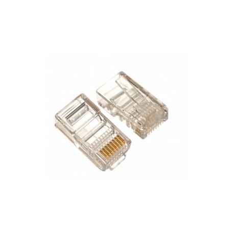 Logico Plug Modular Cat5e RJ-45, Transparente