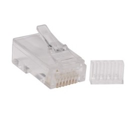 Tripp Lite Conector Cat6 RJ-45, Transparente, 100 Piezas