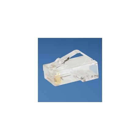 Panduit Conector Modular de 8 Posiciones para 8 Cables Cat5e RJ-45 UTP 24 AWG, Paquete de 100 Piezas