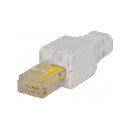 Intellinet Plug RJ-45 Cat6 UTP para Crimpear sin Herramienta, Blanco, 1 Pieza