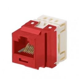 Panduit Conector RJ-45 para Cable Cat5e, Rojo