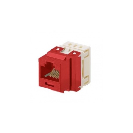 Panduit Conector RJ-45 para Cable Cat5e, Rojo