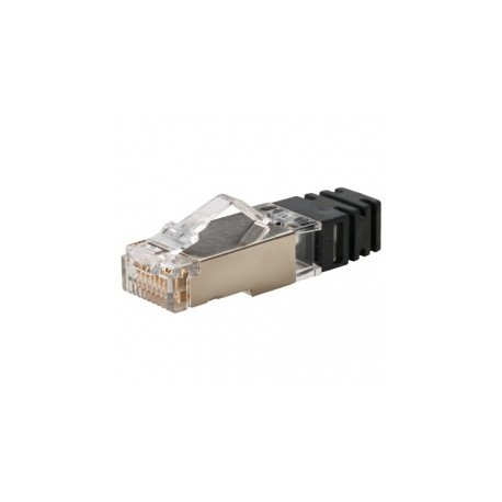 Panduit Conector Cat6a RJ-45, Negro/Transparente, 100 Piezas