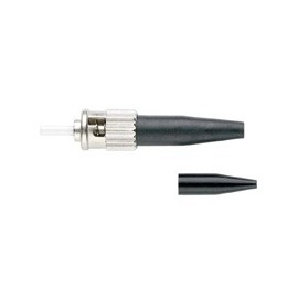 Panduit Conector de Fibra Óptica ST Simplex Multimodo, 62.5/125µm, 50/125µm, Negro