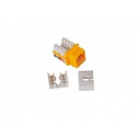 Enson Contector Jack RJ-45 Cat6 90 Grados, Amarillo