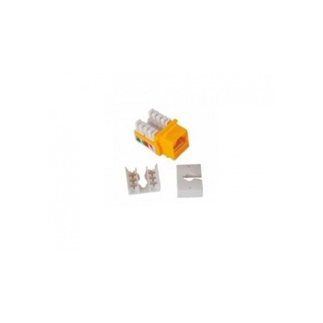 Enson Contector Jack RJ-45 Cat6 90 Grados, Amarillo