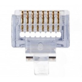 Platinum Tools Conector EZ-RJ45 Cat6, Transparente, 50 Piezas