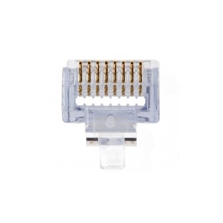 Platinum Tools Conector EZ-RJ45 Cat6, Transparente, 50 Piezas