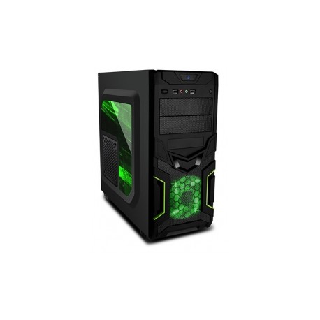 Gabinete Eagle Warrior CG-04R0 LED Verde, ATX